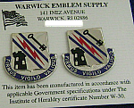 Army DUI crest 82nd ID STB CT pair $8.00