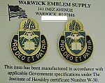 Army DUI crest Chaplain New pair  $10.00
