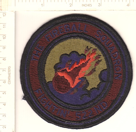 Fightin 522nd The Fireball Squadron sub me ns 3.00