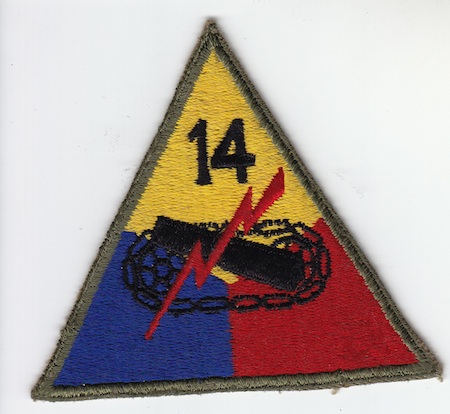 14th Armor Div ce ns $5.00