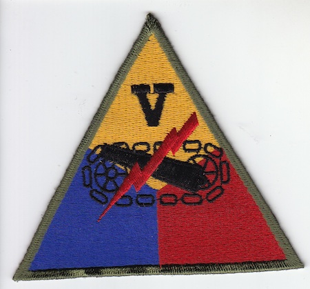 V Armor=5th Armor corps ce r ns $5.00