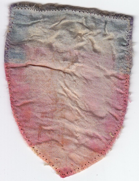 WW2 China Burma India #3 tm silk patch Reverse