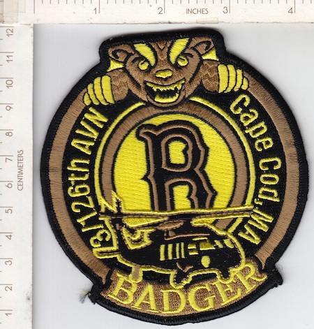 3-126 Avn BADGERS Cape Cod me ns ON HOLD
