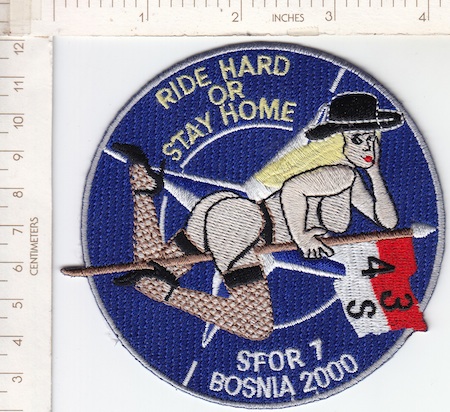 4-3 SFOR 7 Bosnia RIDE HARD CE NS $8.00