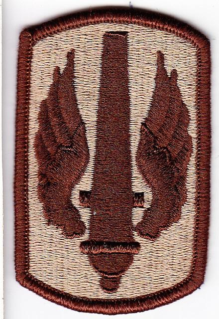 18th Field Artillery Brigade DBU me ns $3.50