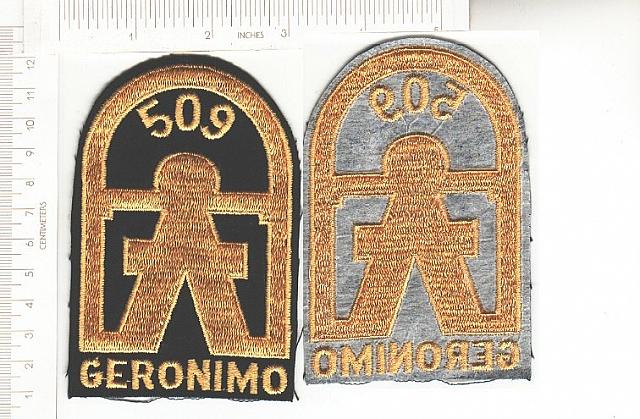 509th Parachute Infantry Rgt ce ns $20.00