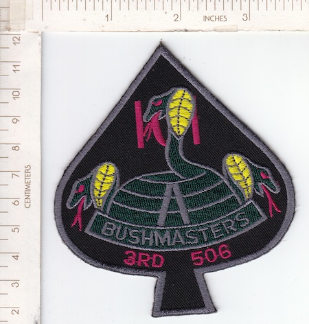 101st Infantry Div 506th Inf Rgt 3rd Bn ce ns $4.00