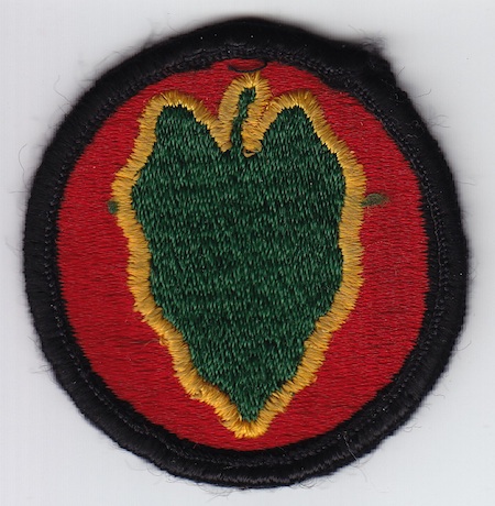 24th Infantry Div me rfu $2.50