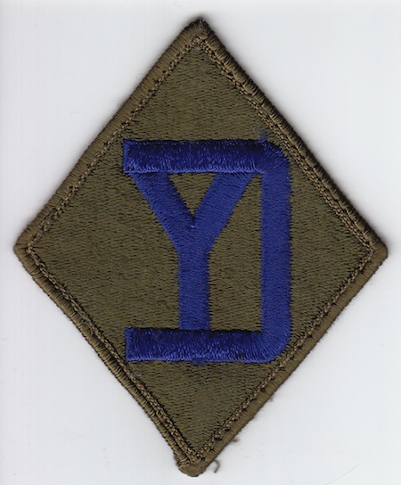 26th Infantry Div me rfu $3.00