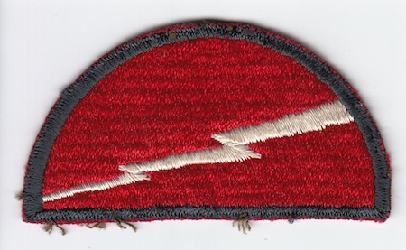 78th Infantry Div army green edge rfu $2.25
