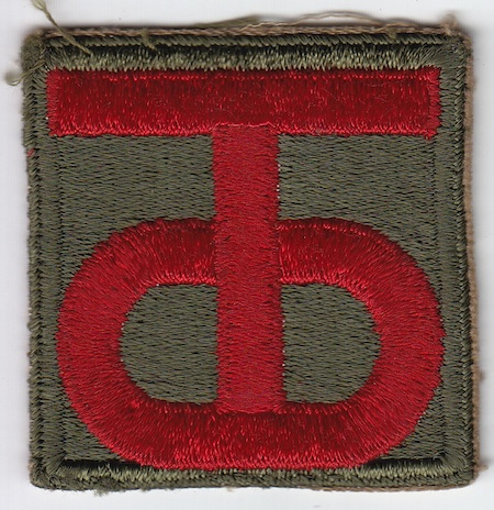 90th Infantry Div ce ns WW2 $5.00