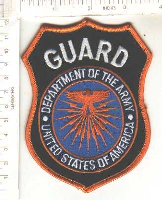 Department of the Army Guard me ns $7.00
