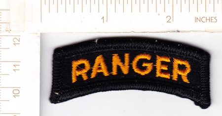 Ranger tab gold on black me ns $4.00