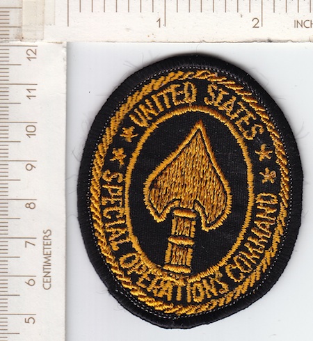 Special Operations Cmd early (lettering) clr me ns $8.00