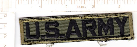 U.S. Army Tape 1967 ns $8.50