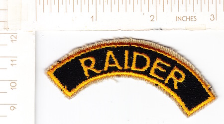 Army Raider tab ce ns $5.00