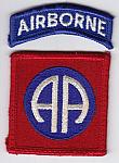 82nd Infantry Div me rfu+airborne tab $4.00