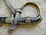 Nazi Army saber,with knot,early deep cast brass for sale $925.00