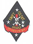 USMC 1st RECON Swift Silent Deadly ce ns sm $4.75