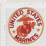 USMC  Emblem Red,White,Gold me ns $4.00