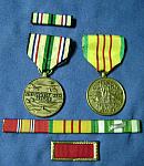 U.S. Army Vet medal & ribbon group  $30.00