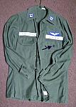 U.S. Air Force Vietnam uniform U725 OD Sateen $50.00